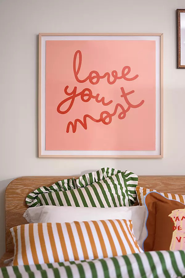Love You Most Wall Art | Anthropologie (US)