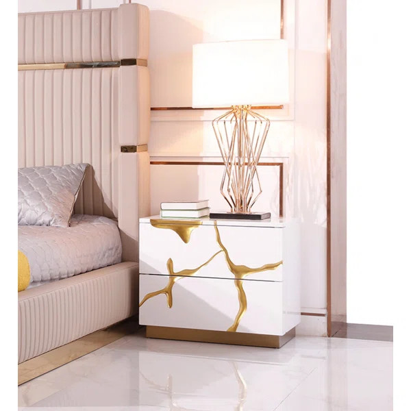 Longmeadow 2 Drawer Nightstand | Wayfair North America