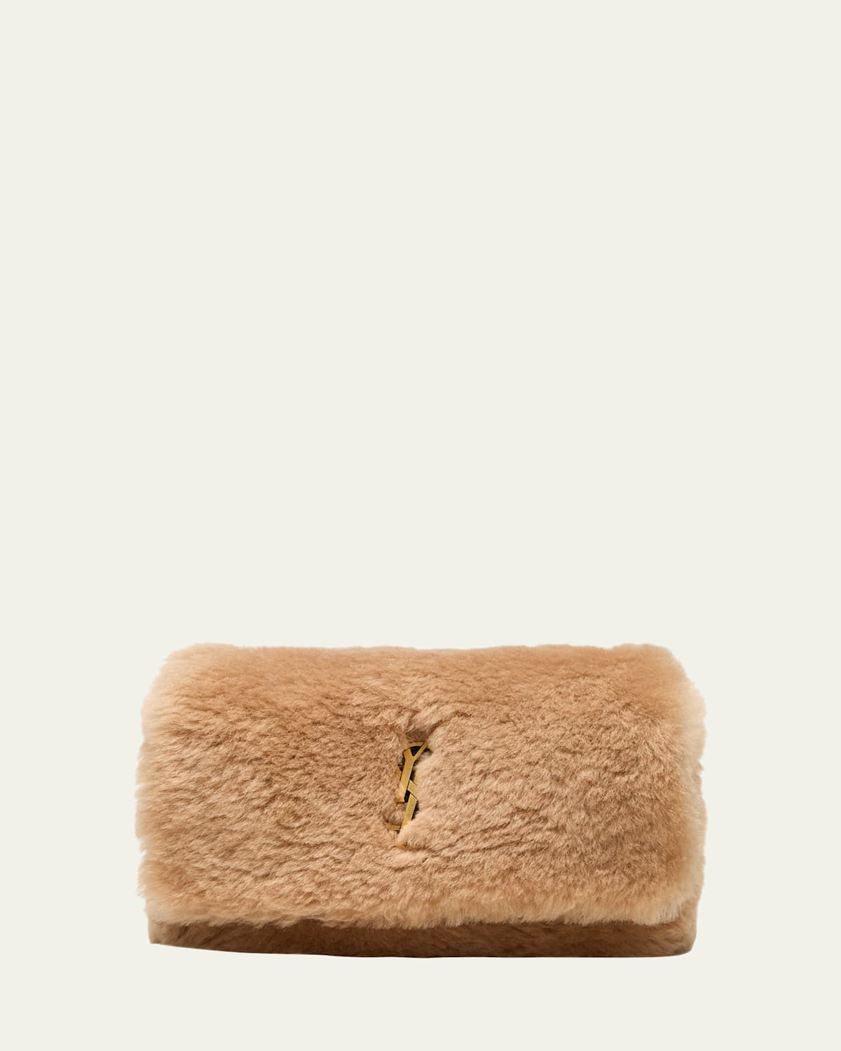 Kate Small YSL Crossbody Bag in Shearling | Bergdorf Goodman