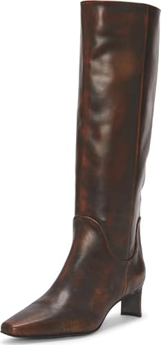 Vince Camuto Avriah Wide Calf Knee High Boot, Dark Caramel Wide Calf, 10 | Amazon (US)