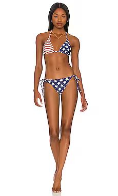 superdown Lyra Swimsuit in Red White Blue from Revolve.com | Revolve Clothing (Global)