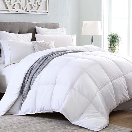Kingsley Trend King Comforter Duvet Insert, Fluffy King Size Comforter Home Bedding White Comfort... | Amazon (US)