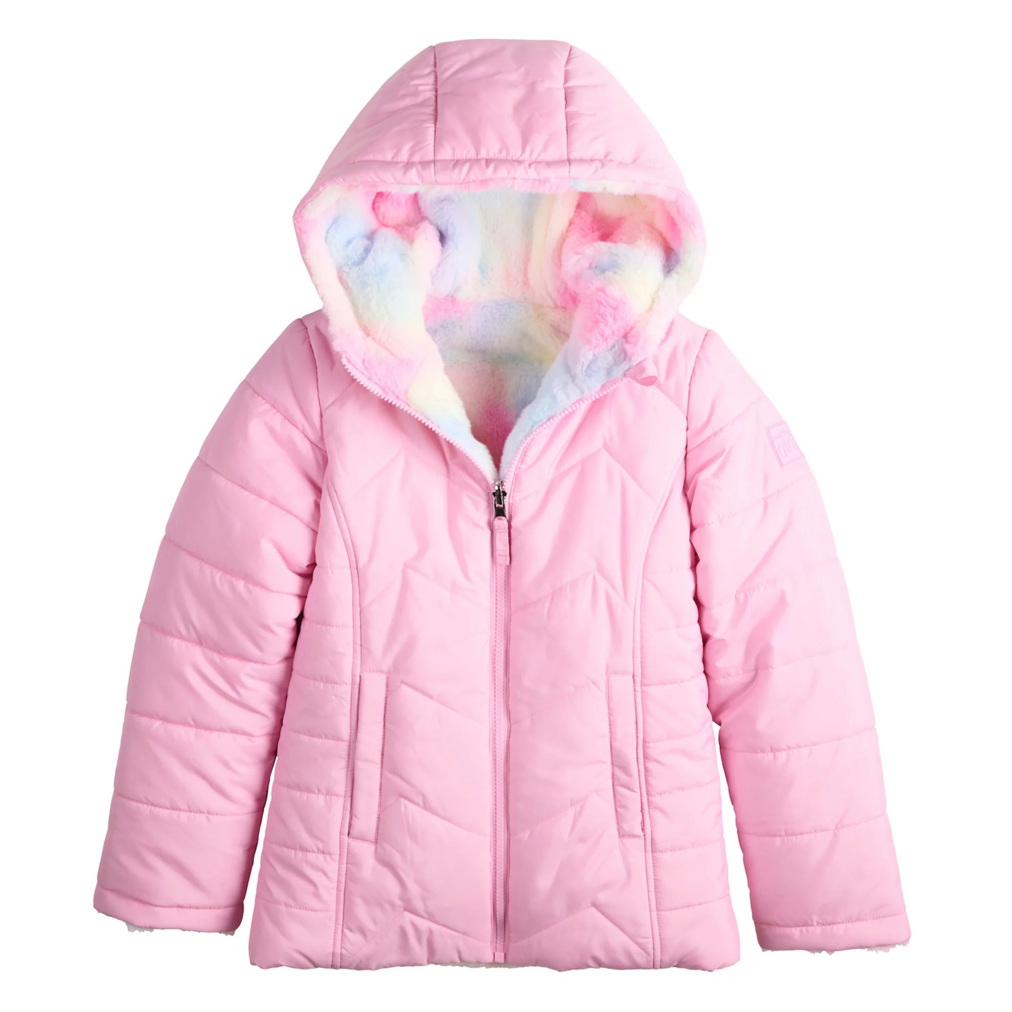 Girls 4-16 madden girl Reversible Puffer Jacket | Kohl's