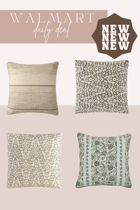 New affordable throw pillows from Walmart! I just ordered the floral in both colors! 

#LTKSeasonal #LTKSaleAlert #LTKHome