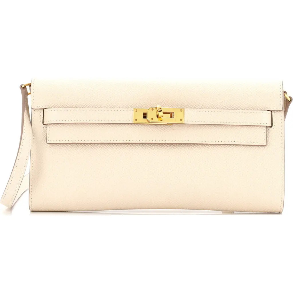 Pre-Owned Hermes Kelly To Go Wallet Epsom in Beton at Nordstrom, Size X-Small | Nordstrom
