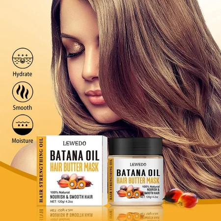 Exhoden Hair Mask For Damaged Hair，Oil Batana Butter Hair Mask Conditioner 120g Repairs Dry Moisturizing Hair Soft And Tough Hair | Walmart (US)