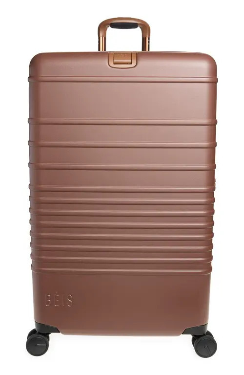 Béis The Large Check-In Hardside Roller Suitcase in Maple at Nordstrom | Nordstrom