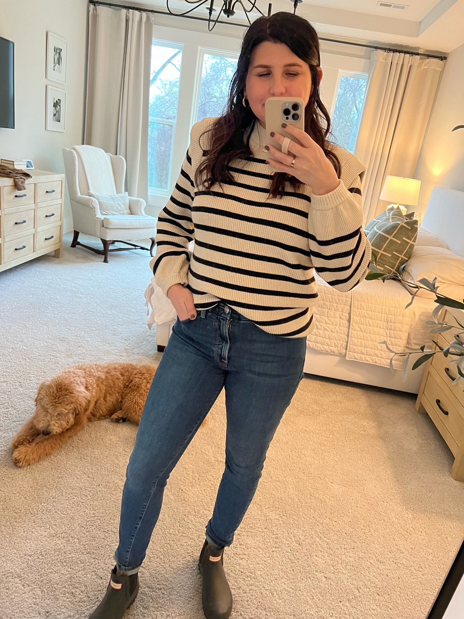 Forgot to share my #OOTD yesterday! Our day was super chill - we went to church and tried a new brunch spot in North Hills! This #Amazon sweater has the cutest shoulder detail + comes in a ton of colors! 🤗 not to mention, it’s super soft! 

#LTKunder50 #LTKstyletip #LTKsalealert