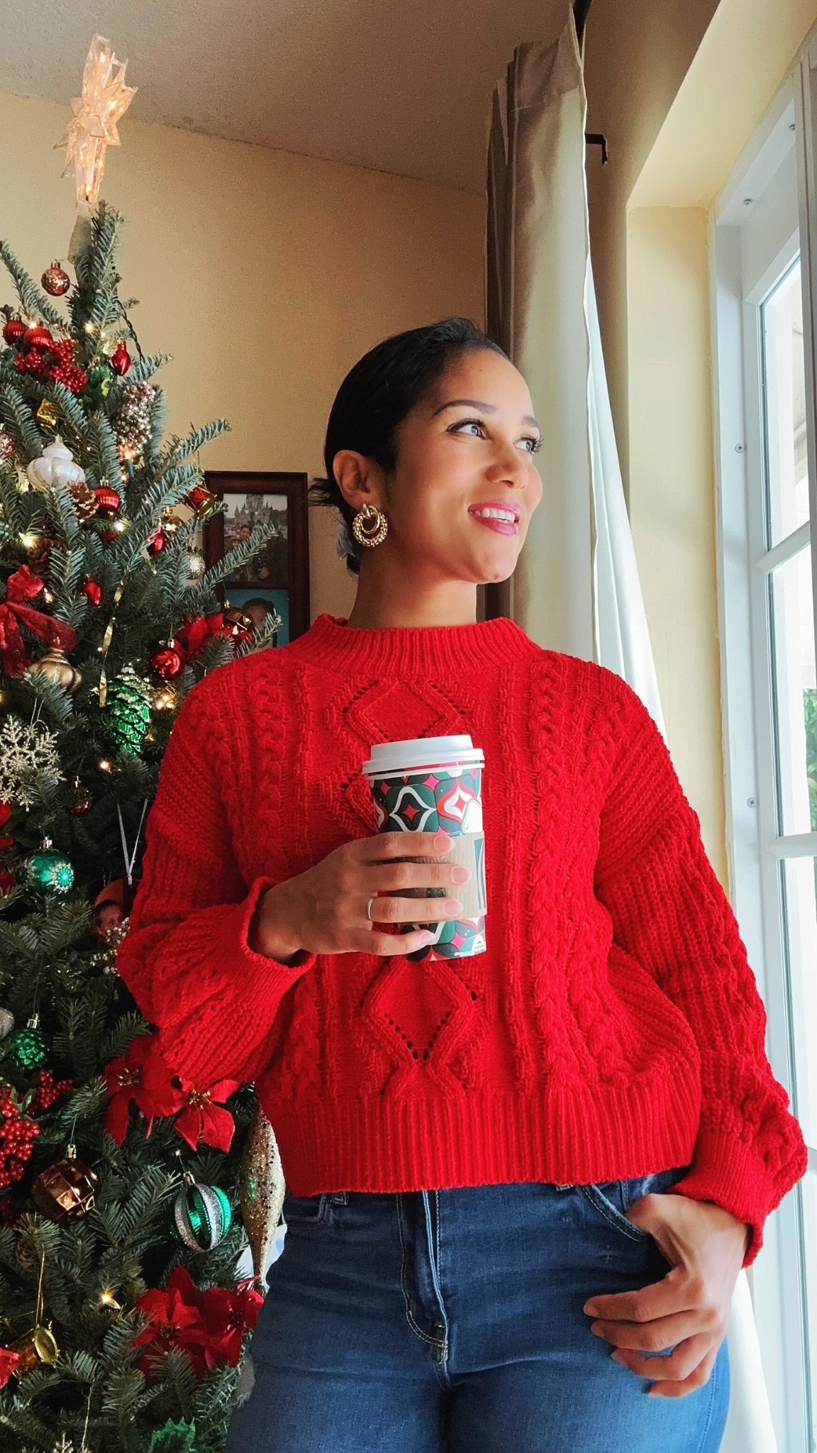 Seeing red this holiday season 🎄❤️ Cozy up in the perfect red sweater for festive vibes all day! #HolidayStyle

Red looks, Knit sweaters, Holiday outfit, Christmas, Thanksgiving, Holiday party outfit, Amazon fashion, Christmas outfit, Walmart, Target

#LTKootd #LTKCyberWeek #LTKHoliday