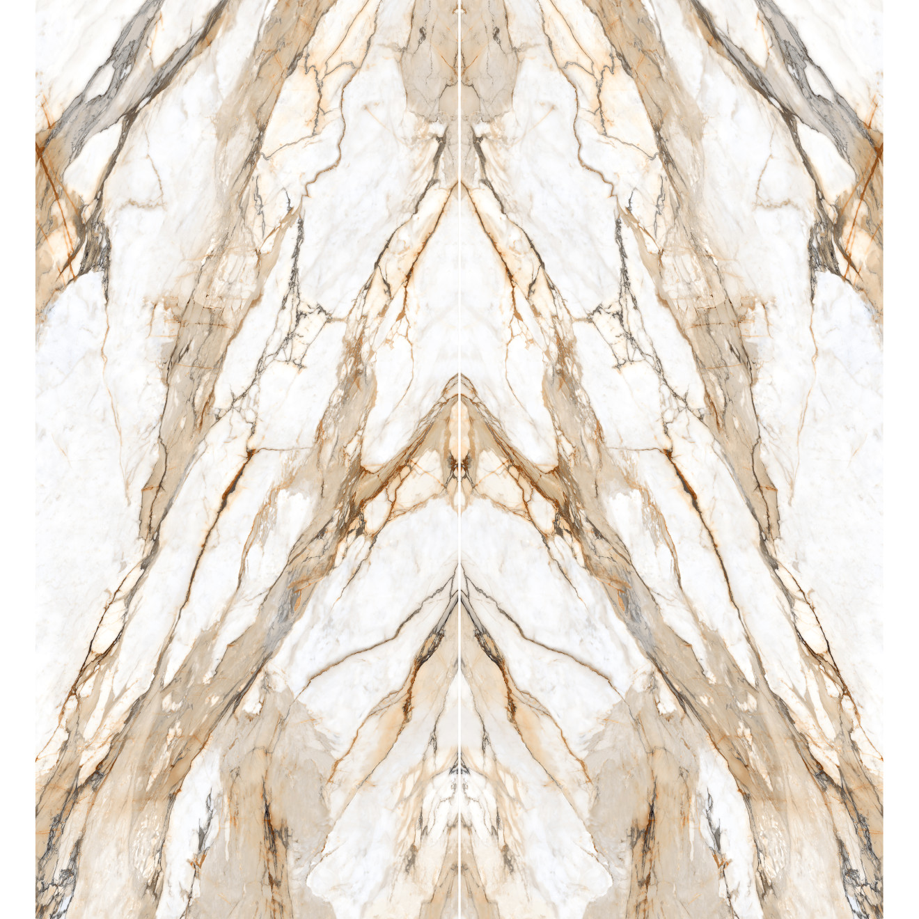 Magnifica Encore 60" x 126" - 12mm Honed Bookmatch Porcelain Slab in Calacatta Antique | Bedrosians Tile and Stone