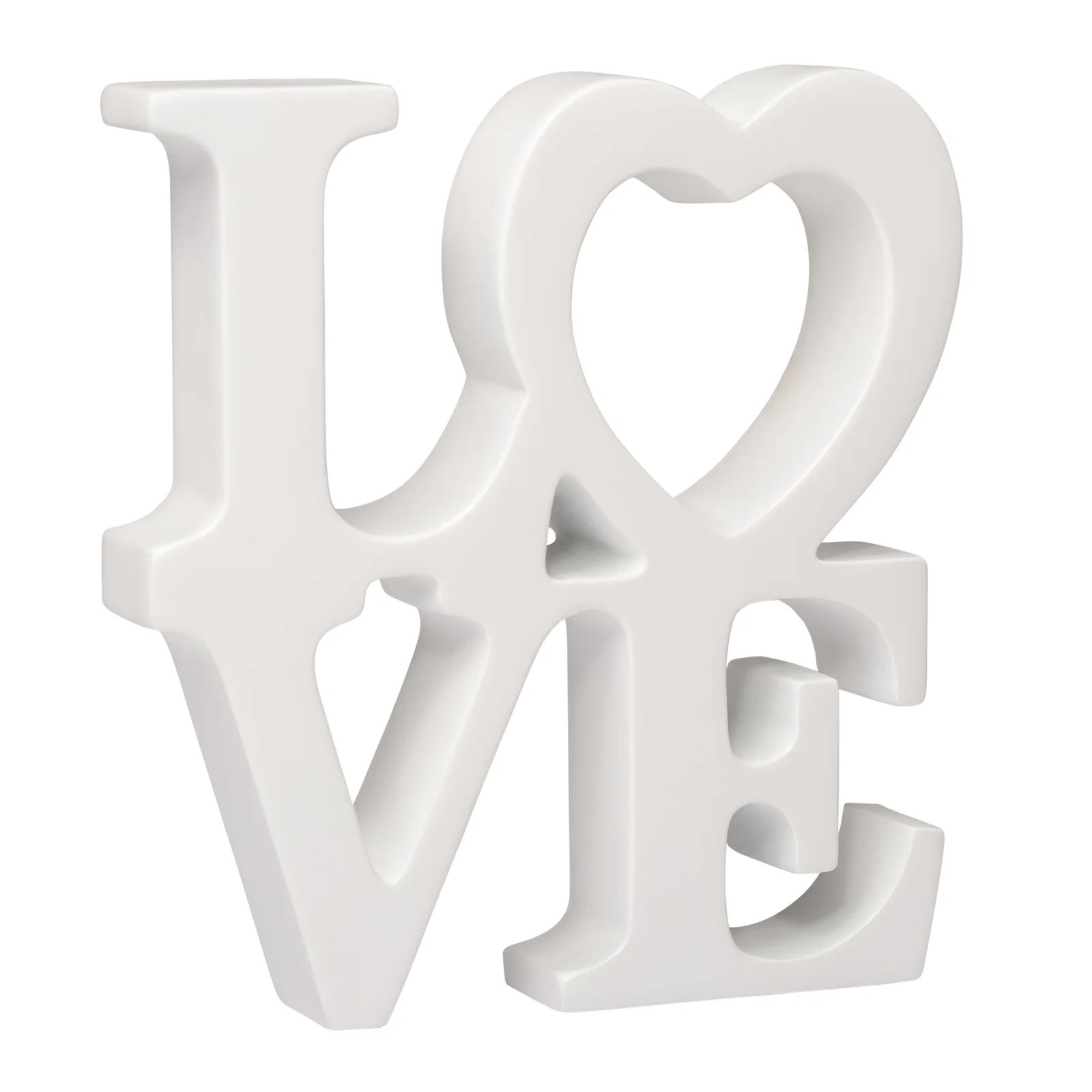 Laba Heart Love Word Art Resin Modern Decor Letter Block | Wayfair North America