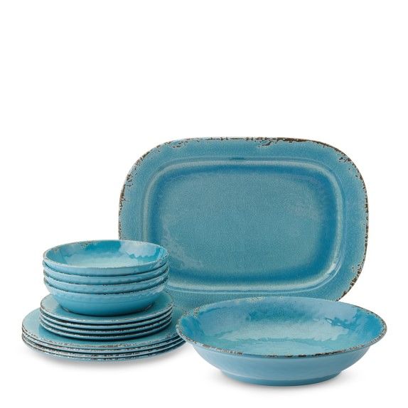 Rustic Melamine Dinnerware Collection | Williams-Sonoma