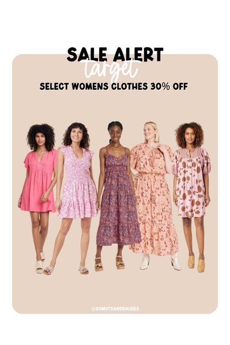 Select women's clothing is currently 30% off! Tons of great dresses for spring included in the sale! 

#LTKsalealert #LTKSeasonal #LTKFind