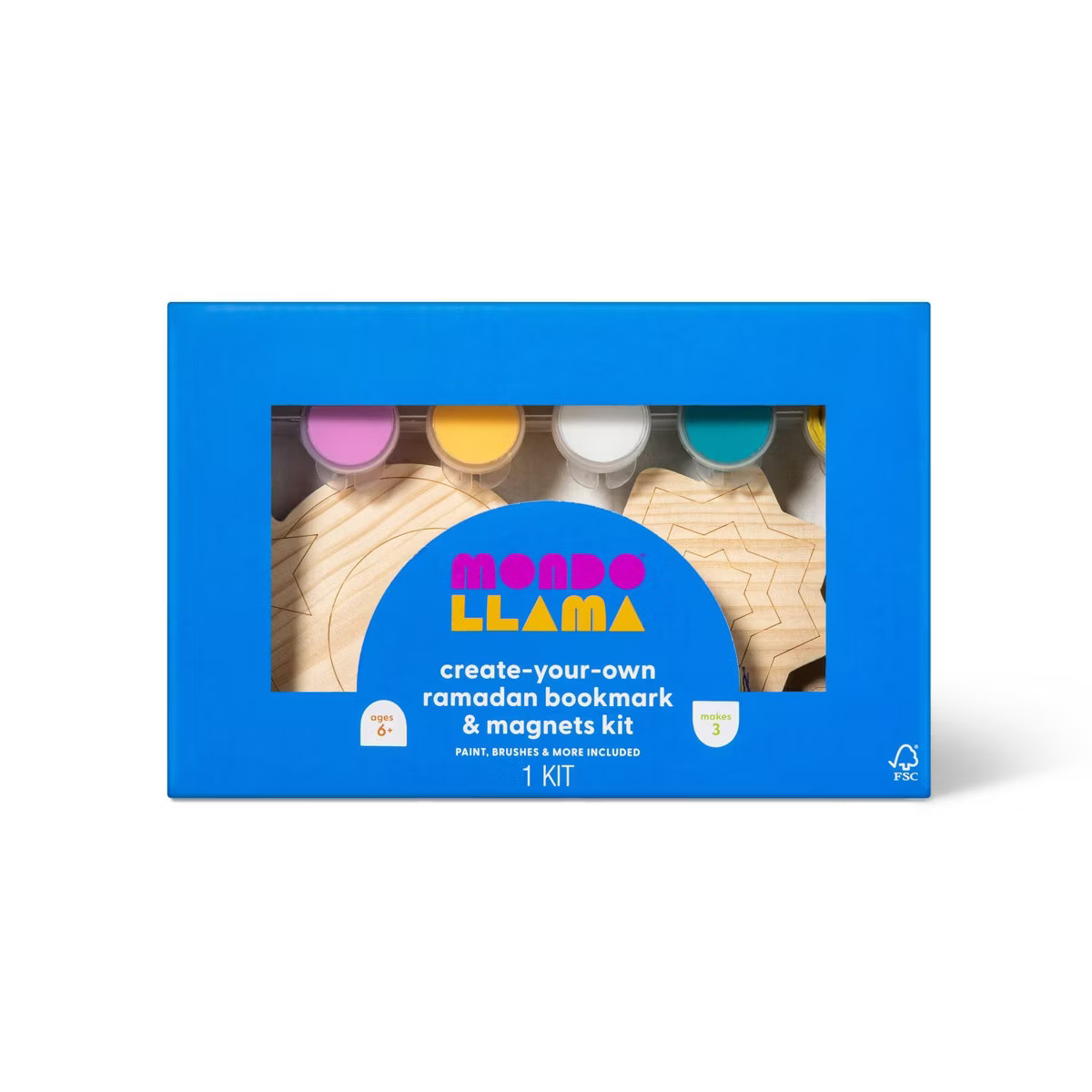 3pk Paint-Your-Own Ramadan Magnets and Bookmark Kit - Mondo Llama™ | Target