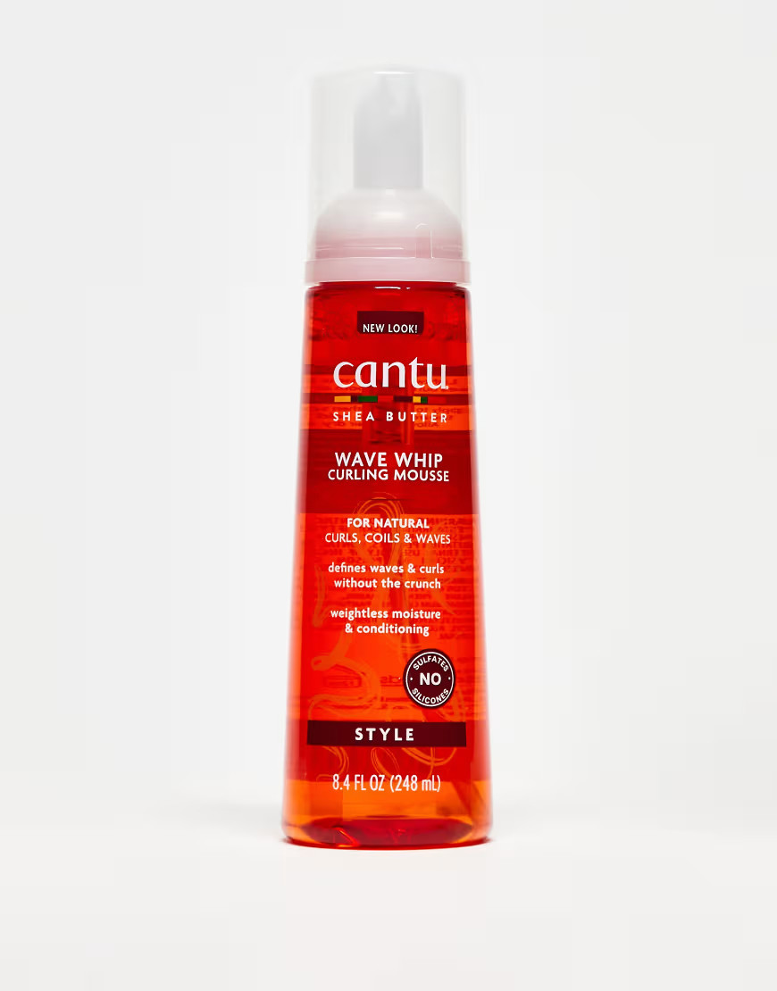Cantu Shea Butter For Natural Hair Wave Whip Curling Mousse 248ml-No colour | ASOS (Global)