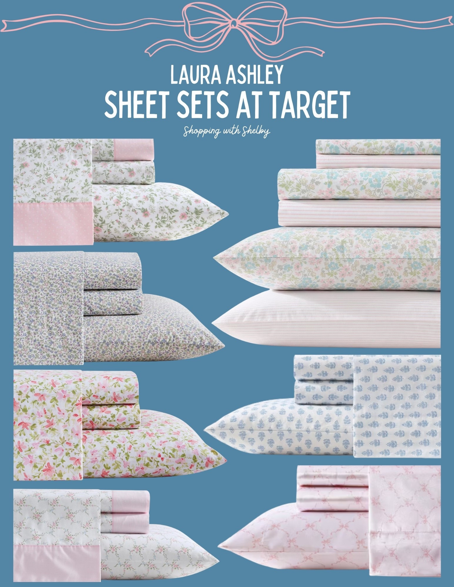 Some pretty Laura Ashley sheet sets at Target! Love me some Laura Ashley - such great quality and the sweetest prints. 

#LTKFindsUnder100 #LTKHome #LTKFamily