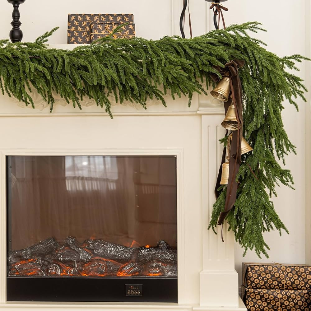 Christmas Garland, Seasonal Artificial Pine Greenery Garland, Christmas Decorations Holiday Indoo... | Amazon (CA)
