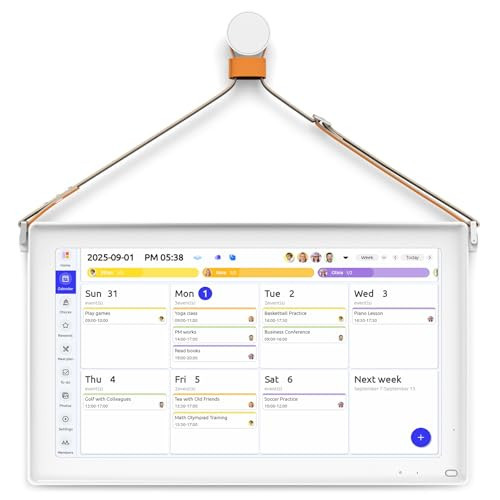 Everblog 21.5'' Digital Calendar & Chore Chart - Smart Interactive Display for Family Schedules, 1920 * 1080P Full HD Touchscreen Electronic WiFi Planner, Wall and Desk Mountable | Amazon (US)