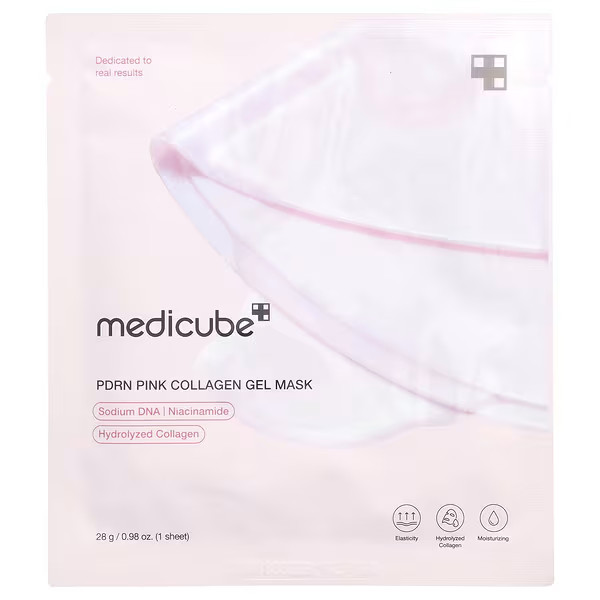Medicube, PDRN Pink Collagen Gel Beauty Mask, 1 Sheet, 0.98 oz (28 g) | iHerb