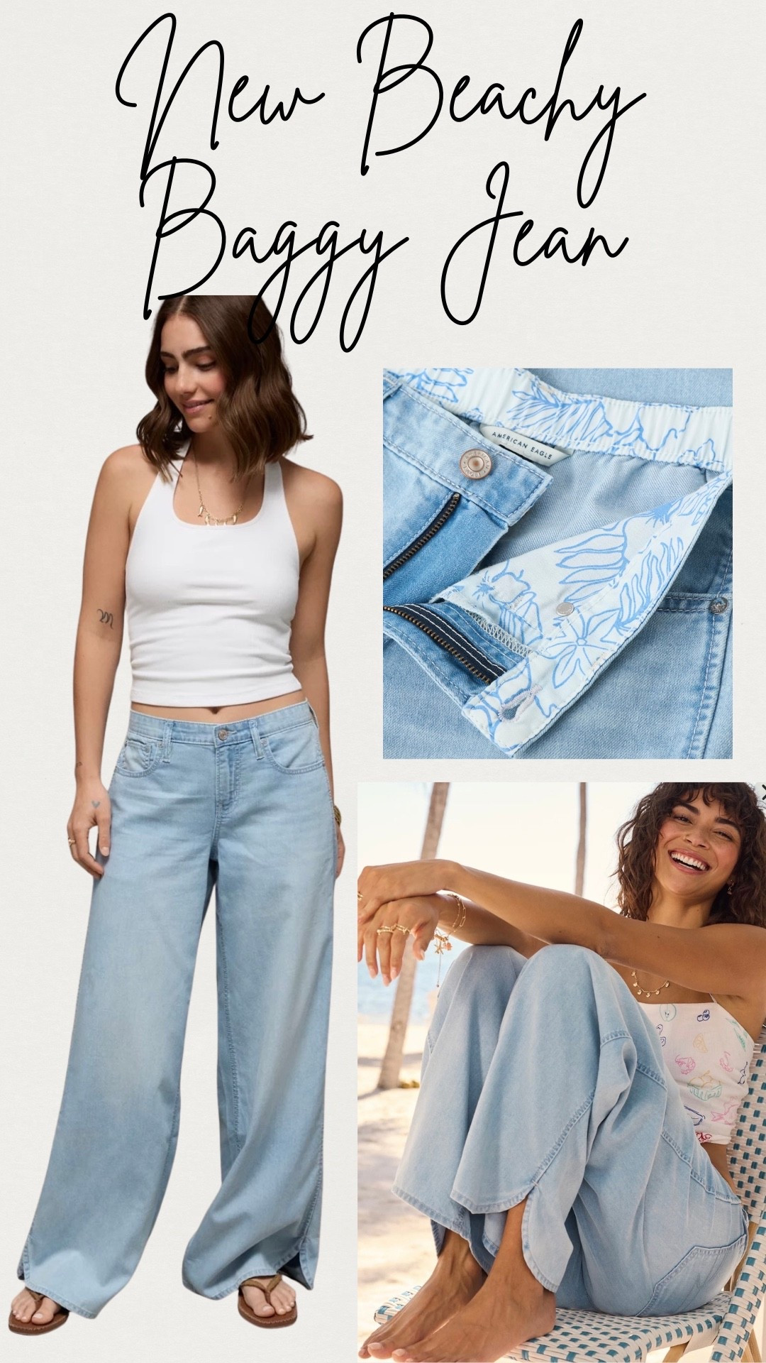 These new jeans for the beach are so cute!! 🌊

#LTKTall #LTKootd #LTKTravel