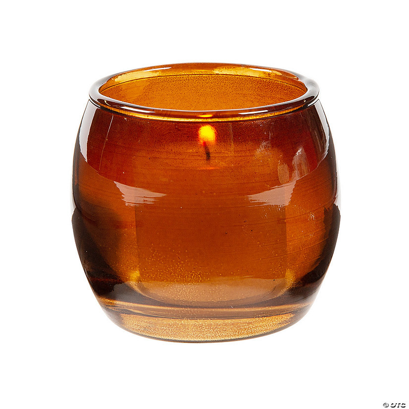 Amber Candle Holders - 6 Pc. | Oriental Trading Company