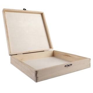 8.5" Wood Flat Box by ArtMinds™ | Michaels Stores