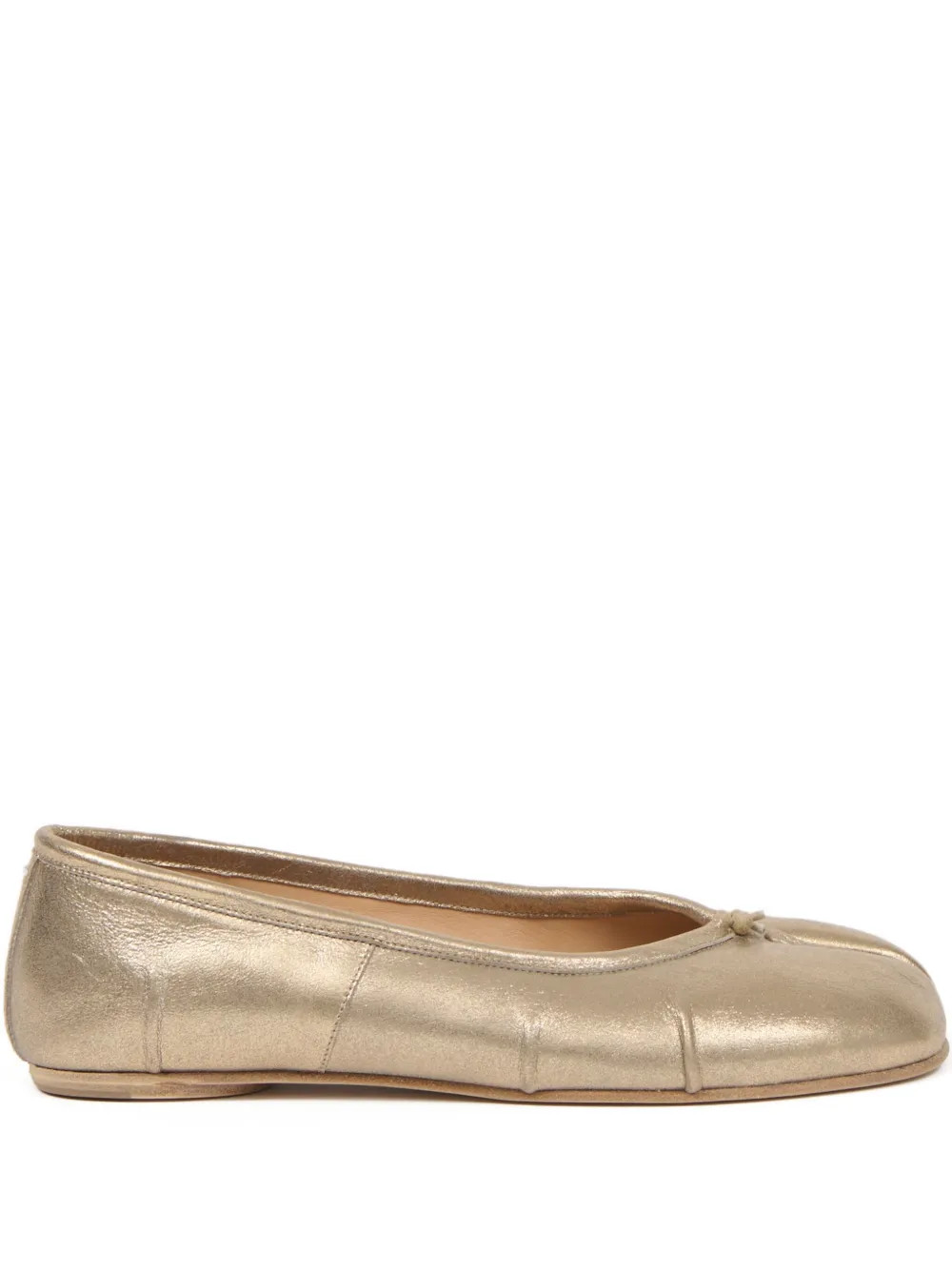 Maison Margiela Tabi Ballet Flats | Gold | FARFETCH UK | Farfetch Global