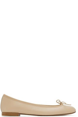 Beige Cendrillon Ballerina Flats | SSENSE