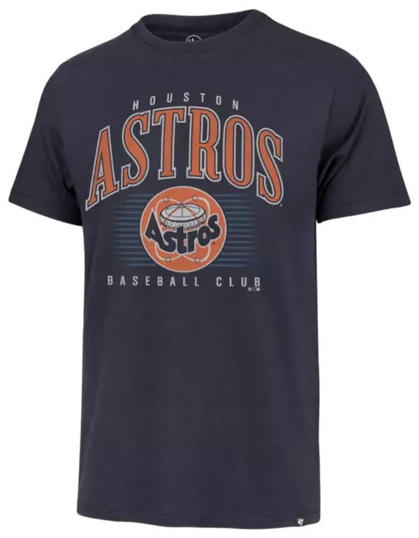 '47 Men's Houston Astros Blue Double Header Cooperstown Franklin T-Shirt | Dick's Sporting Goods | Dick's Sporting Goods