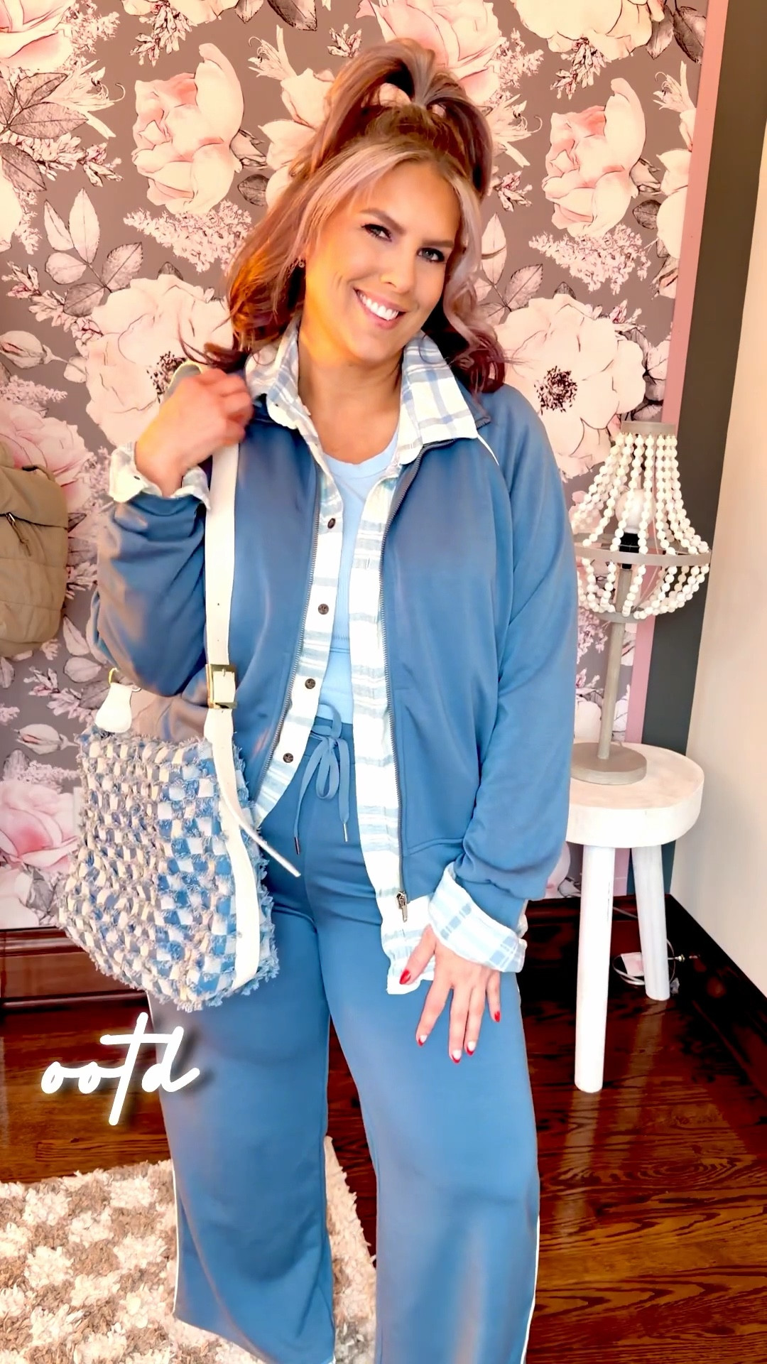 ➖Syling 2-Piece Matching Set from Amazon➖

✔️Matching Set 〰️ size L (TTS) @amazonfashion 
✔️Flannel Shirt 〰️ size men’s XL Tall (TTS but need a large) @walmartstyle 
✔️Blue Ribbed Shirt 〰️ size L (TTS but sized down to be more fitted like a bodysuit) @walmartstyle 
✔️Blue Sneakers 〰️ TTS @stevemadden
✔️Blue & White Crew Socks @walmartstyle
✔️Fleece-lined nylon tights 〰️ size XL (TTS) @walmartstyle 
✔️Black Everyday T-Shirt Bra 〰️ size 36DDD (TTS) @thirdlove 

💥 Not Available, Linked Similar
✔️Blue Checkered Shoulder Bag 〰️ original from @sheinofficial 


Matching set, two-piece set, lounge set, 2 piece set, 2-piece set, jacket, zipper, zippered jacket, zip jacket, track jacket, long sleeves, mockneck, piping, white stripe, blue, grey blue, moody blue, blue jacket, blue and white flannel, flannel shirt, men’s flannel, cozy flannel, button down, button up, plaid, tartan, blue and white, blue and cream, fitted shirt, bodysuit, crewneck, baby blue, light blue, ribbed, faux bodysuit, fake bodysuit, gym pants, athleisure pants, pants with striped, striped pants, blue pants, lounge pants, stretch pants, drawstring pants, track pants, casual pants, sneakers, blue sneakers, Steve Madden, colorful sneakers, trendy sneakers, tennis shoes, trainers, microfiber, cream laces, folded tongue, fold over tongue, Velcro, blue shoes, checkered, texture, denim, denim purse, denim bag, hobo bag, shoulder bag, ripped jeans, ripped denim, cutoff denim, diamond, travel, running errands, casual outfit, weekend outfit, lounge look, lounge outfit, winter, spring, comfy, cozy, half up hair, layered, layering, how to layer, 2026, Walmart, George flannel, amazon set, amazon matching set, amazon, amazon fashion, crew socks, blue socks, no boundaries Walmart, no boundaries 

#LTKSaleAlert #LTKOver40 #LTKMidsize