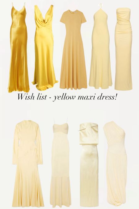 Beautiful yellow maxi dresses - perfect for this spring and summer’s parties! #LTKSeasonal

#LTKeurope #LTKstyletip