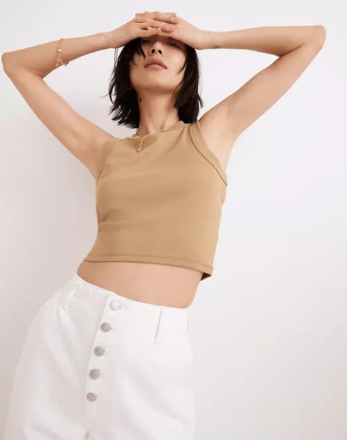 Brightside Crop Tank | Madewell