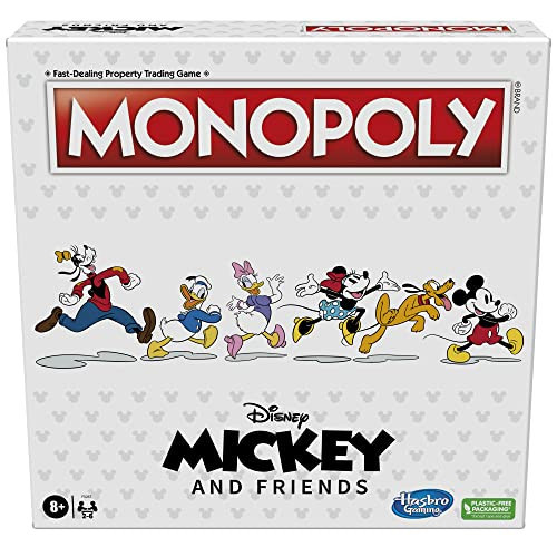 Hasbro Gaming Monopoly: Disney Mickey and Friends Edition Board Game, Ages 8+ | Amazon (US)