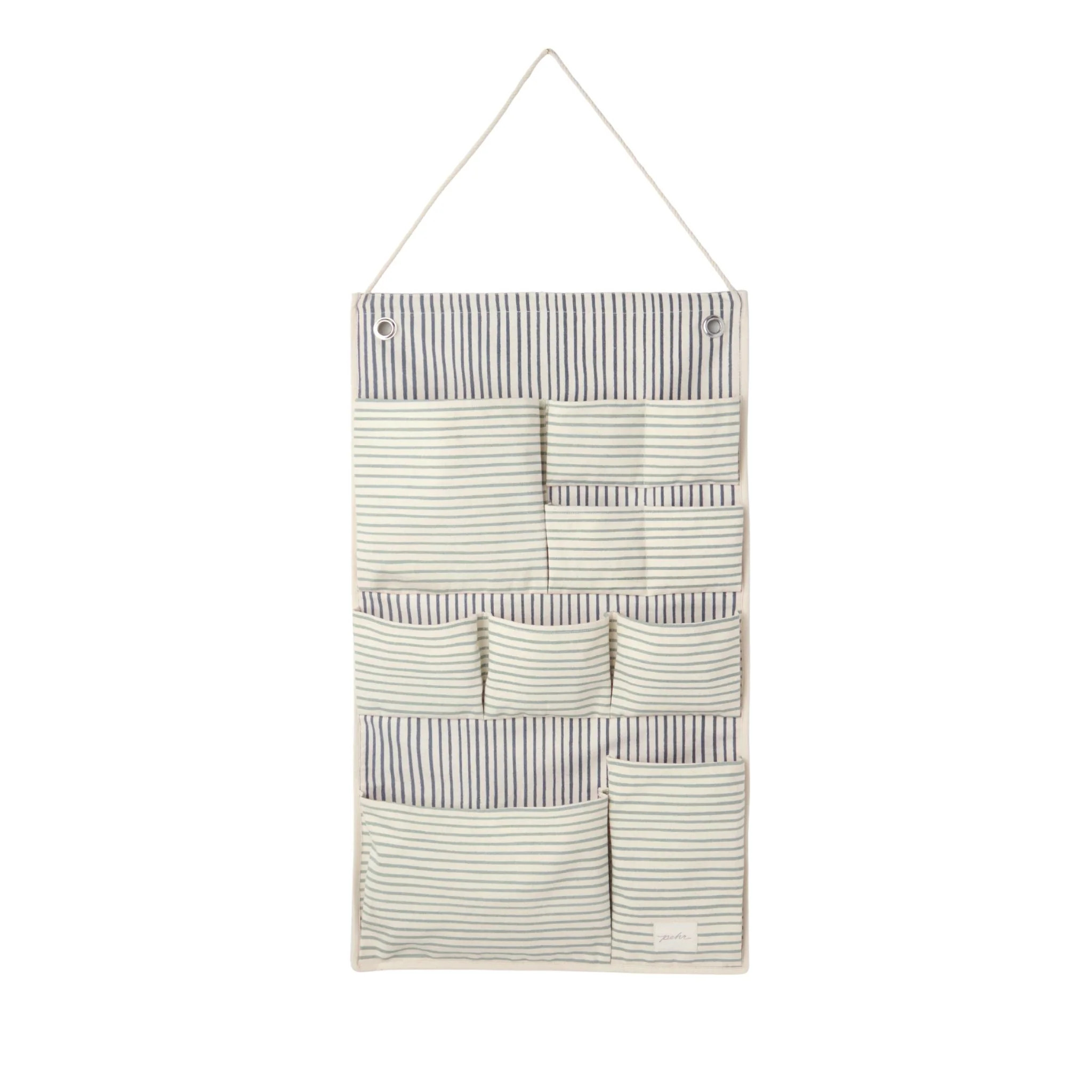 Hanging Wall Organizer - Stripes Away Sea | Pehr