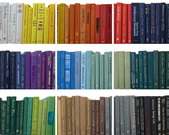 Real Decorative Books by Color  Bulk Bundle Books by Color | Etsy | Etsy (US)