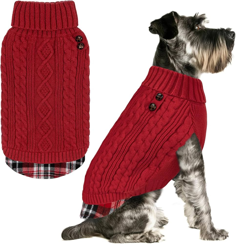 KYEESE Dog Sweater Soft Pullover Dog Sweaters for Small Dogs Girl Warm Turtleneck Small Dogs Swea... | Amazon (US)