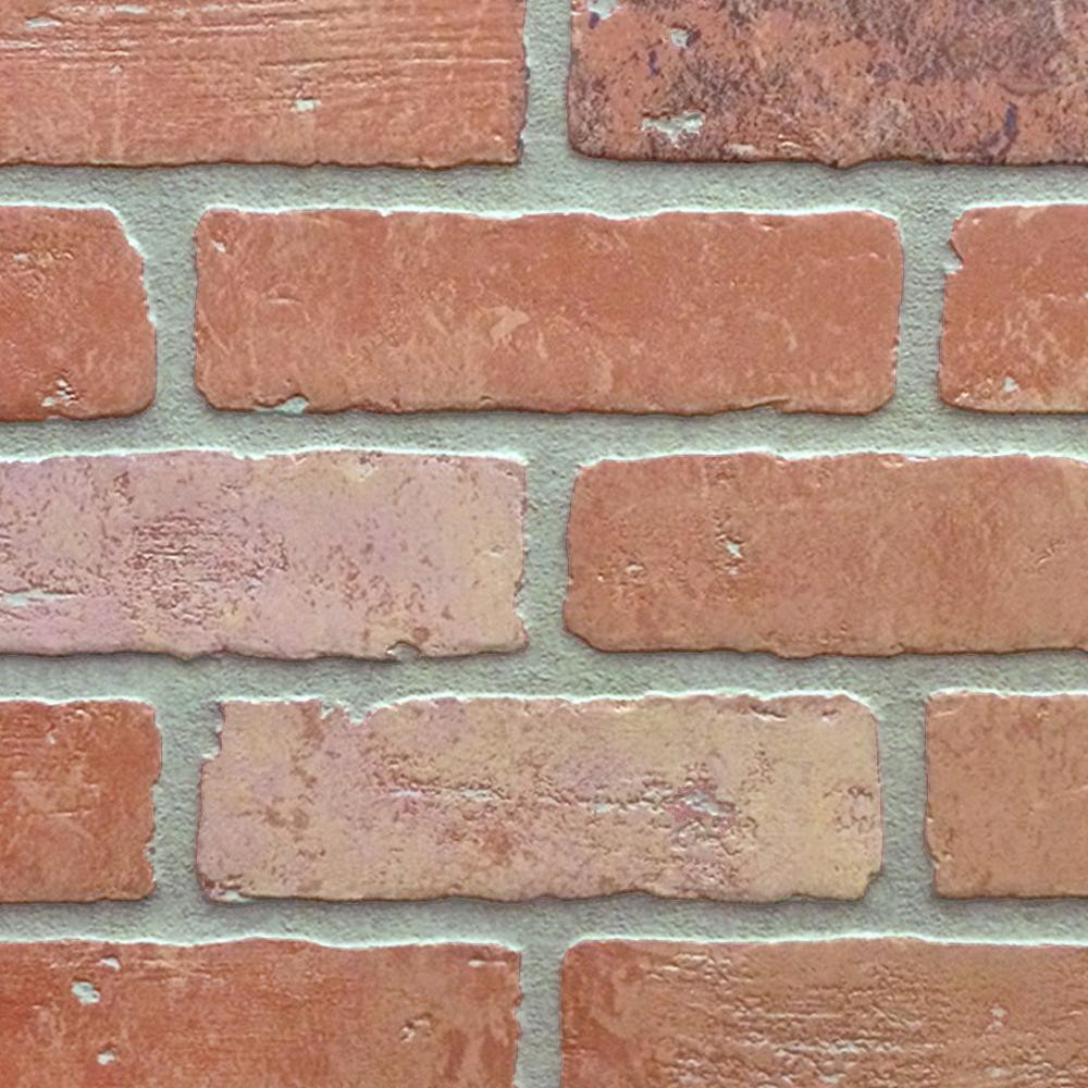 1/4 in. x 48 in. x 96 in. HDF Kingston Brick Panel | The Home Depot