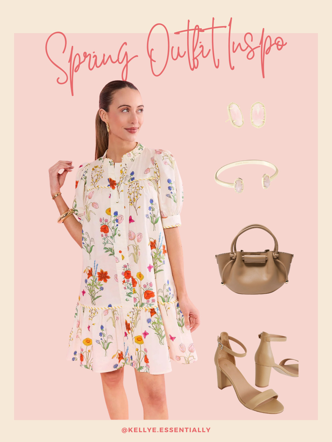 The easiest spring outfit… just add a dress 🌸

This floral spring dress is light, flowy, and so flattering. Paired with neutral heels, a classic handbag, and simple gold jewelry for an effortless, put-together look. 

 #LTKootd #LTKSeasonal