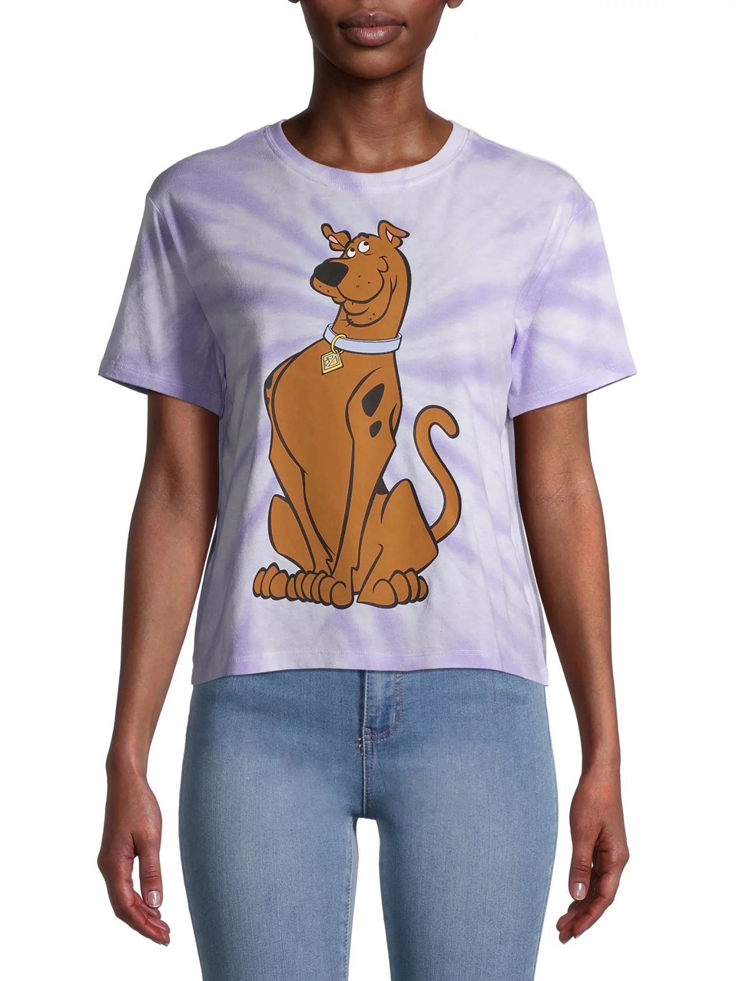 Scooby Doo Juniors' Skimmer Tie Dye T-Shirt | Walmart (US)