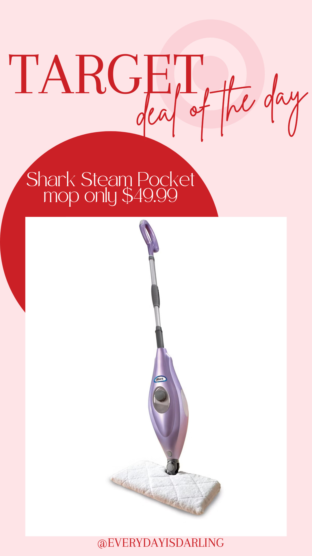 50% off the Shark Steam Pocket mop! Such a good deal!  

 #LTKHome #LTKSaleAlert