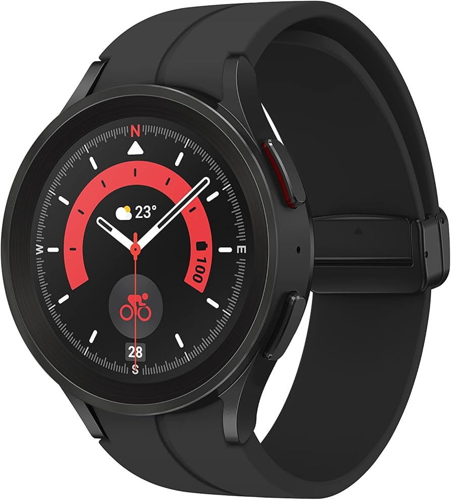 SAMSUNG Galaxy Watch 5 Pro 45mm Bluetooth Smartwatch w/ Body, Health, Fitness and Sleep Tracker, ... | Amazon (US)
