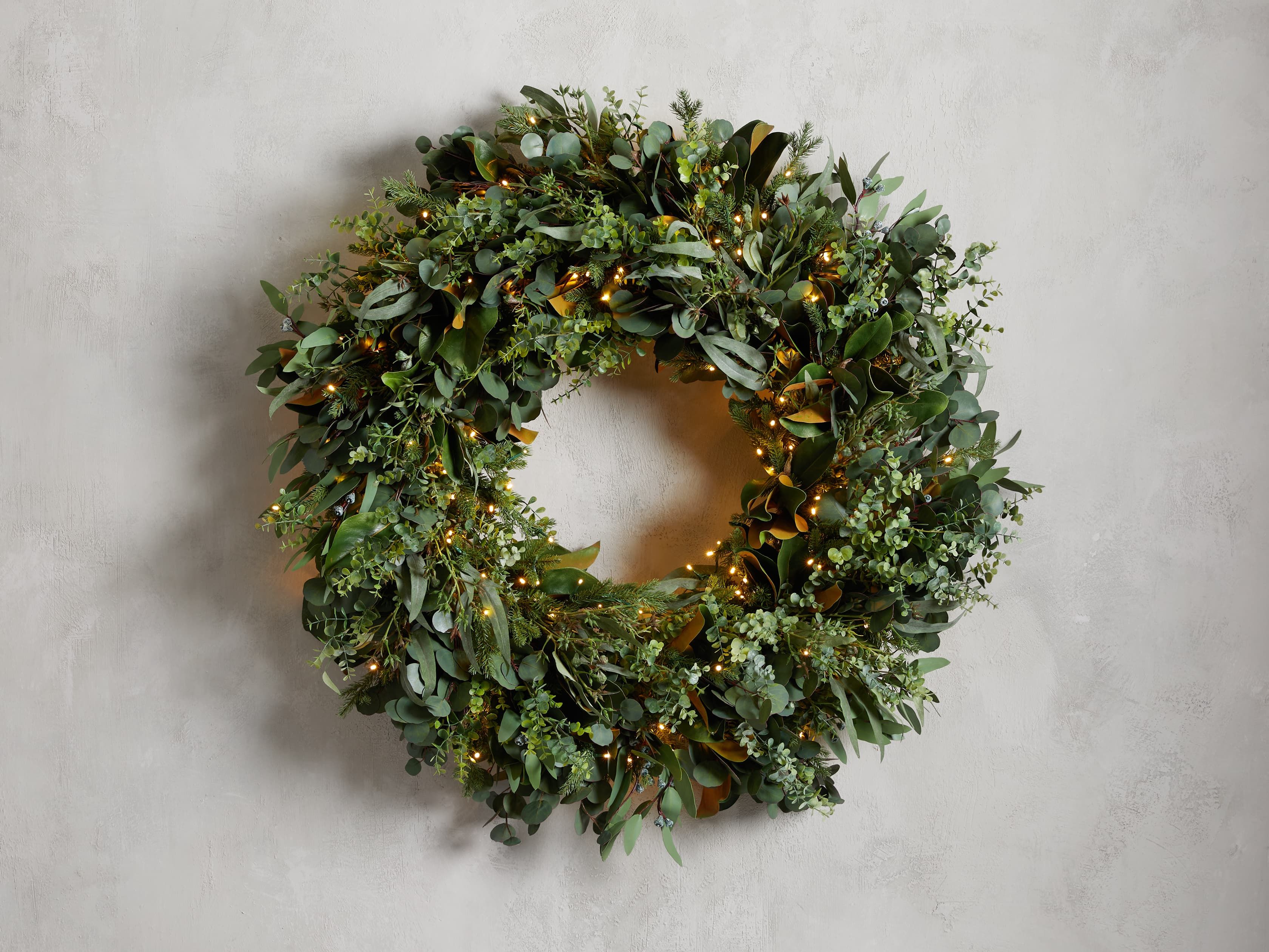 Deluxe Green Wreath | Arhaus