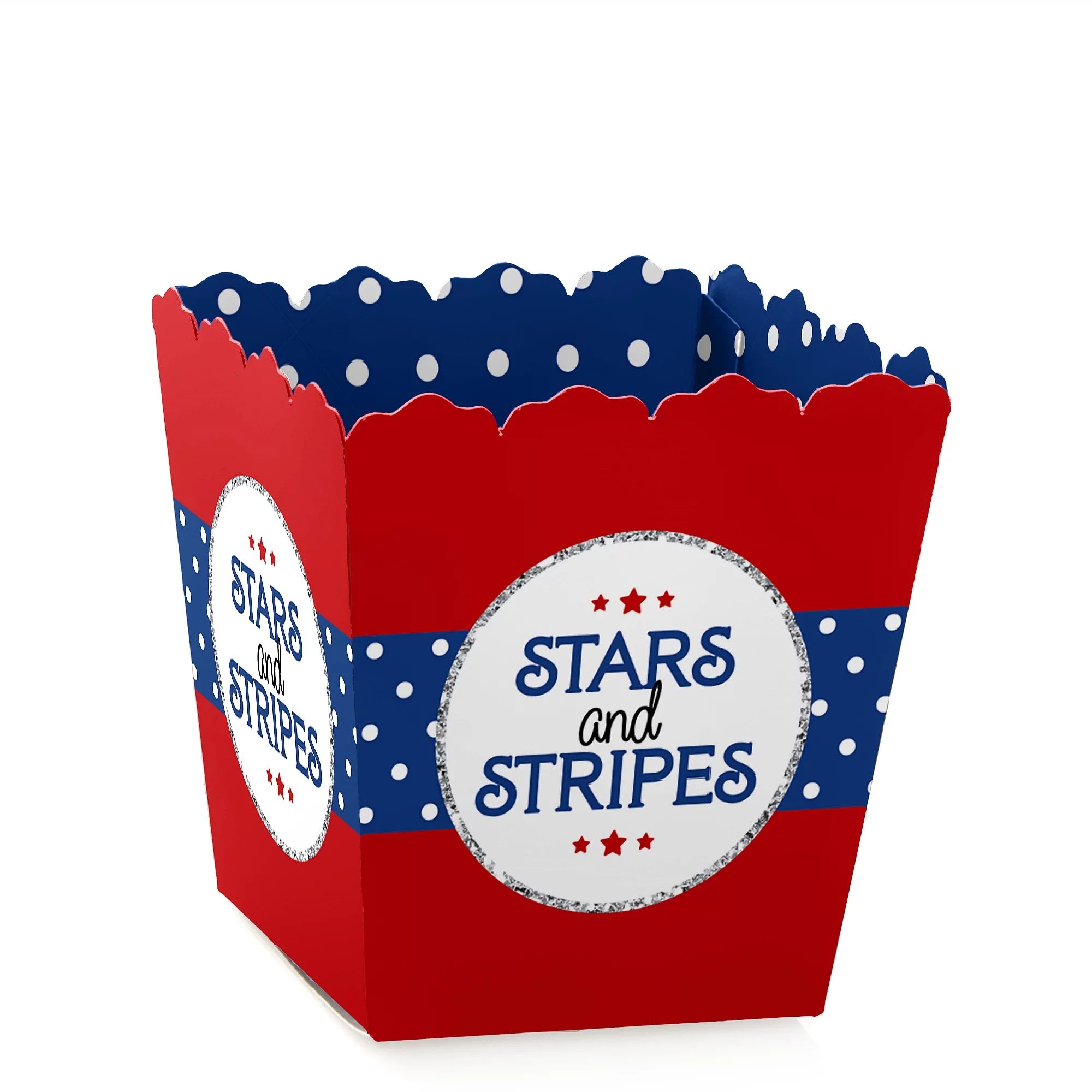 Big Dot of Happiness Red, White and Blue - Memorial Day and 4th of July Party Mini Favor Boxes - ... | Walmart (US)