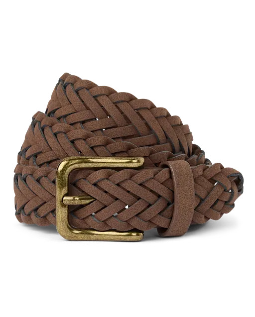Boys Braided Belt - Little Essentials - Brown | Gymboree