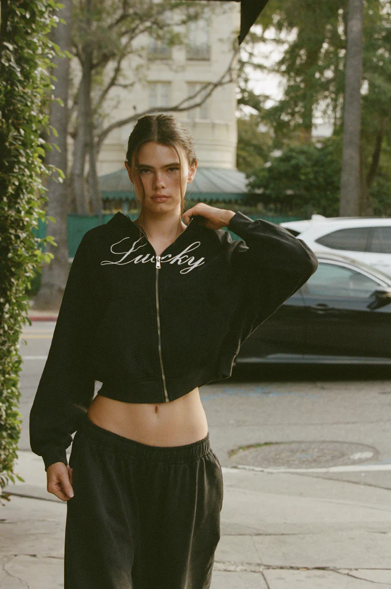 Lucky Zip Through | Washed Grey | With Jean (US)