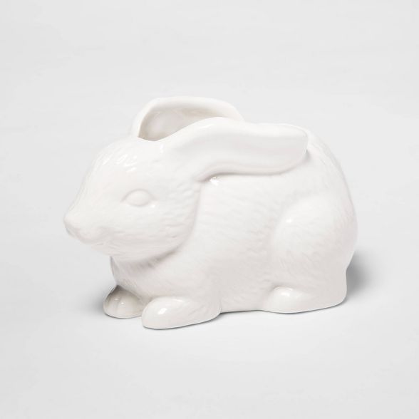 3" Easter Bunny Floral and Woodsy Figural Candle - Threshold™ | Target