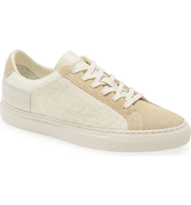 Retro Mixed Media Low Top Sneaker | Nordstrom