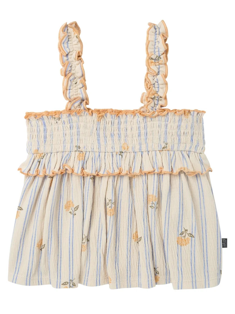 Modern Moments by Gerber Toddler Girl Smocked Outfit Set, 2-Piece, Sizes 12 Months - 5T | Walmart (US)