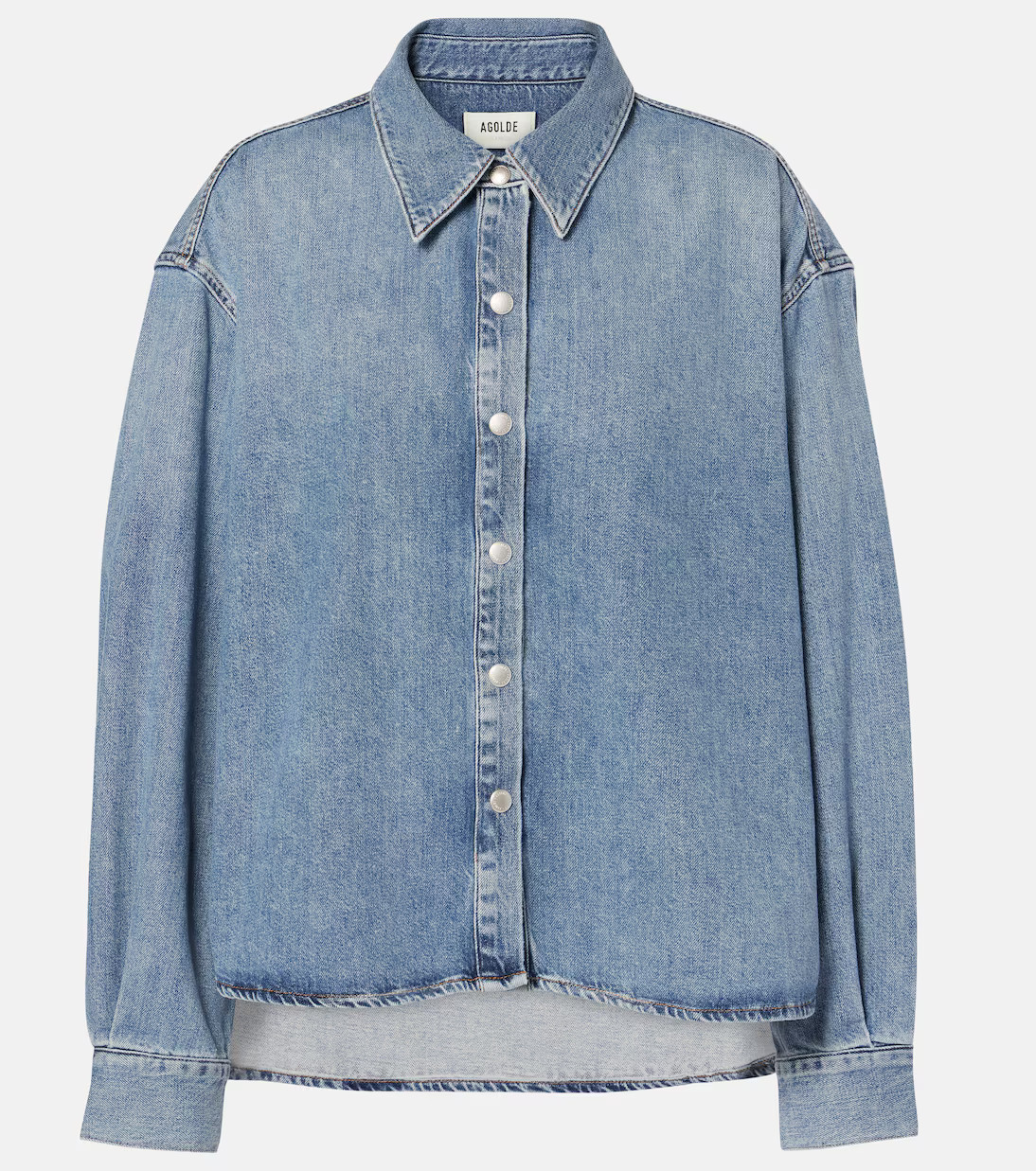Aiden asymmetric denim shirt | Mytheresa (US/CA)