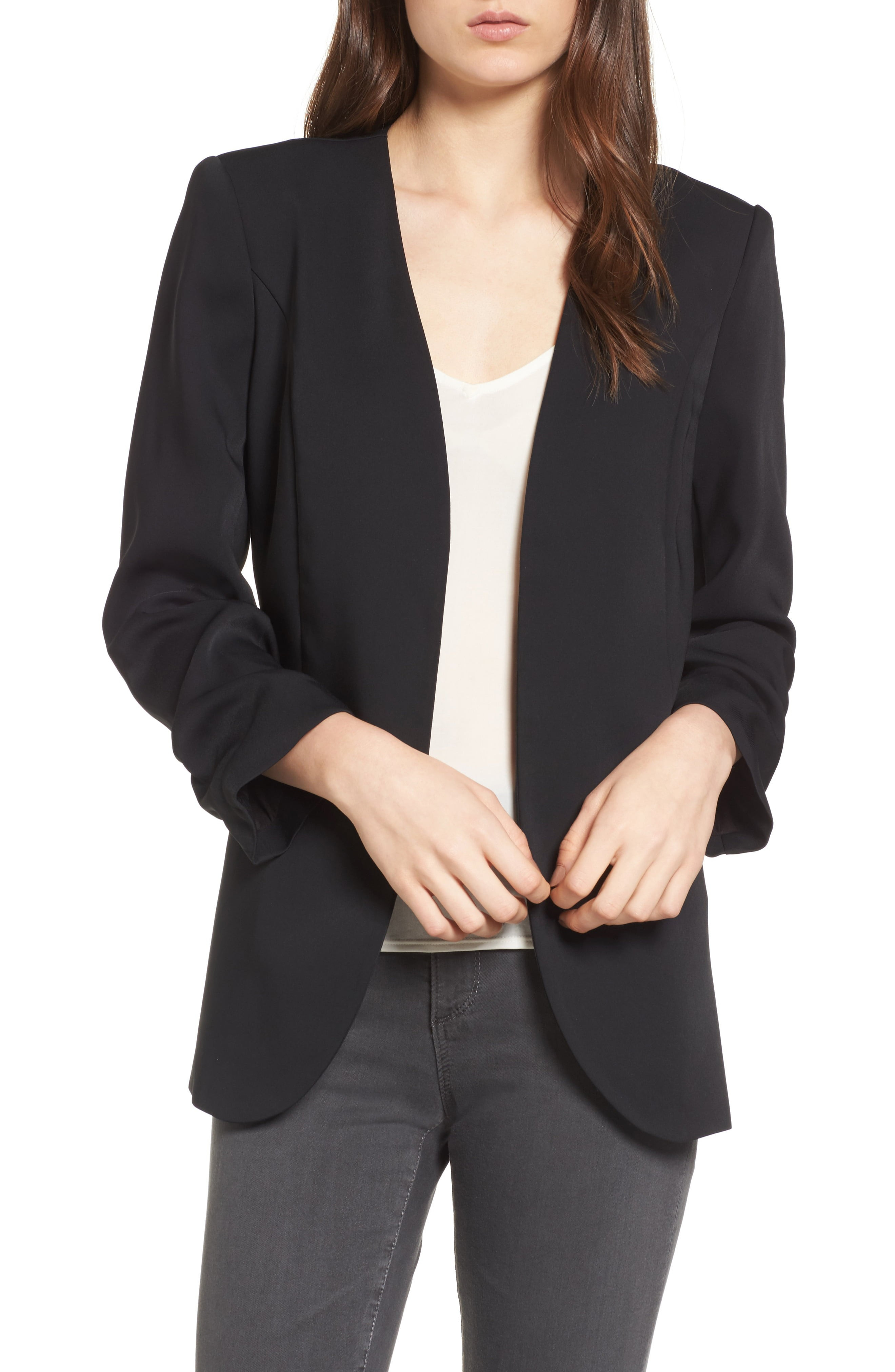 Ruched Sleeve Blazer | Nordstrom